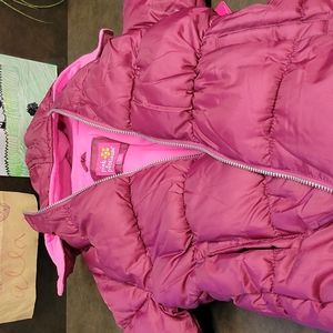 Pink platinum girls winter coat